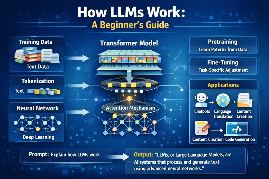How LLMs Work explained visually